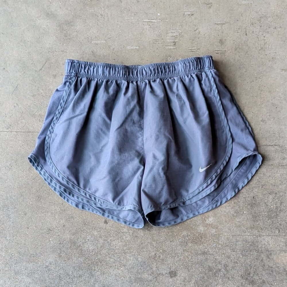 Nike Dri-Fit Blue Athletic Running Shorts medium